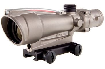 Image of Trijicon ACOG 3.5x35 Nickel Boron Dual Illum. Red Horseshoe Dot .223 Ballistic Reticle w/ TA51 Mount TA11-D-100202