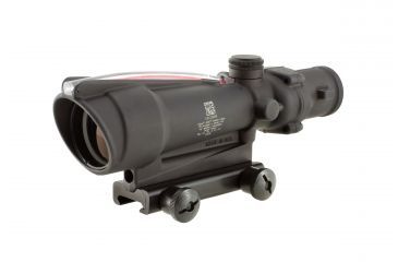 Image of Trijicon ACOG 3.5x35 Dual Ill Rifle Scope w/Mount, Red Crosshair .223 Ballistic Reticle