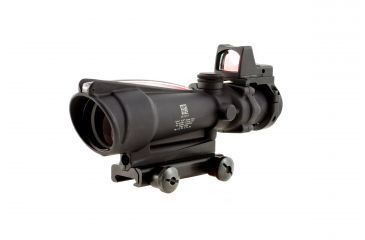 Image of Trijicon ACOG 3.5x35 Dual Ill Rifle Scope, Red Crosshair .223 Reticle, 4.0 MOA RMR Sight, Mount