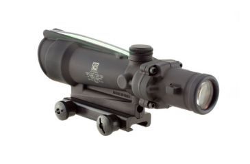 Image of Trijicon ACOG 3.5x35 Rifle Scope, Dual Illuminated Green Chevron .223 Ballistic Reticle w/ TA51 Mount