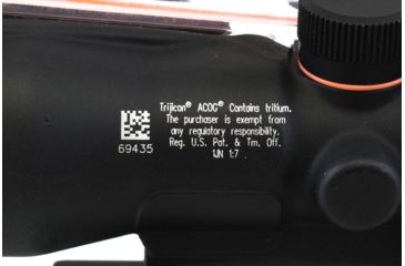 Image of Trijicon ACOG 3x30 Compact Rifle Scope, Red Crosshair .223 REM Reticle w/ TA60 Mount TA33R-11