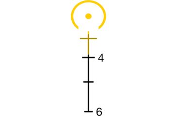 Image of Trijicon ACOG 3x30 Illuminated Rifle Scope, Amber Horseshoe Dot 7.62x39 Reticle w/ TA51 Mount TA33A-13