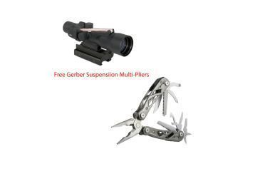 Image of Trijicon ACOG 3x30 Red Dot Scope w/ Gerber Suspension Multi-Pliers