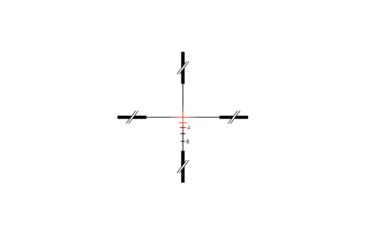 Image of Trijicon ACOG TA33 3x30mm Rifle Scope, Black, Red Crosshair .223 / 69 Grain Reticle, MOA Adjustment, 400132