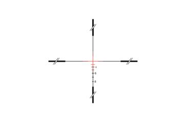 Image of Trijicon ACOG TA33 3x30mm Rifle Scope, Black, Red Crosshair .308 / 168 Grain Reticle, MOA Adjustment, 400133