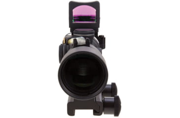Image of Trijicon ACOG TA33 3x30mm Rifle Scope w/9.0 MOA Trijicon RMR Red Dot Sight RM05, Black, Amber Chevron .223 / 62 Grain Reticle, MOA Adjustment, 400119