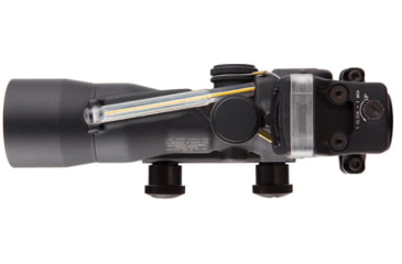 Image of Trijicon ACOG TA33 3x30mm Rifle Scope w/9.0 MOA Trijicon RMR Red Dot Sight RM05, Black, Amber Chevron .223 / 62 Grain Reticle, MOA Adjustment, 400119