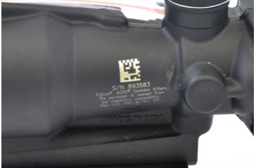 Image of Trijicon ACOG 4x32 Dual Ill Rifle Scope w/Mount, Red Horseshoe .223 Reticle
