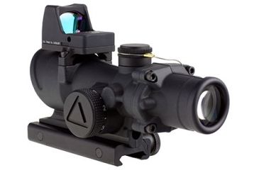 Image of Trijicon ACOG 4x32 LED Illum. Red Crosshair .223 Ballistic Reticle w/ TA51 Mount LED RMR 3.25 MOA Red Dot Sight TA02-RM01