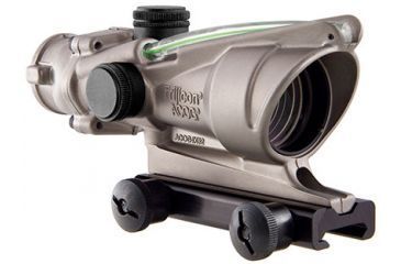Image of Trijicon ACOG 4x32 Nickel Boron Dual Illum. Green Horseshoe Dot .223 BAC Reticle w/ TA51 Mount TA31-D-100197