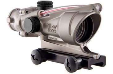 Image of Trijicon ACOG 4x32 Nickel Boron Dual Illum. Red Chevron .223 BAC Reticle w/ TA51 Mount TA31-D-100194