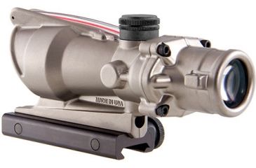 Image of Trijicon ACOG 4x32 Nickel Boron Dual Illum. Red Chevron .223 BAC Reticle w/ TA51 Mount TA31-D-100194