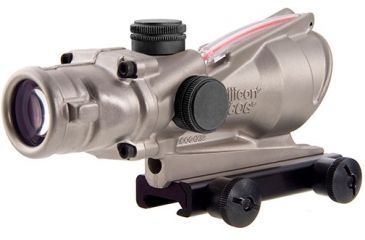 Image of Trijicon ACOG 4x32 Nickel Boron Dual Illum. Red Crosshair .223 BAC Reticle w/ TA51 Mount TA31-C-100198