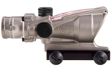 Image of Trijicon ACOG 4x32 Nickel Boron Dual Illum. Red Horseshoe Dot .223 BAC Reticle w/ TA51 Mount TA31-D-100196