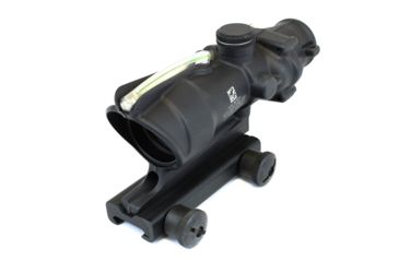 Image of Trijicon ACOG 4x32 Rifle Scope, Black w/TA51 Flattop Mount &amp; Illuminated Green Chevron BAC Reticle