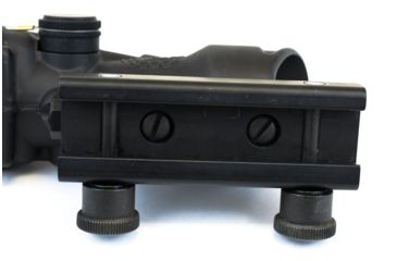 Image of Trijicon ACOG 4x32 Rifle Scope, Black w/TA51 Flattop Mount &amp; Illuminated Green Chevron BAC Reticle