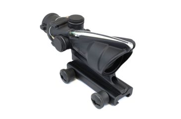 Image of Trijicon ACOG 4x32 Rifle Scope, Black w/TA51 Flattop Mount &amp; Illuminated Green Chevron BAC Reticle