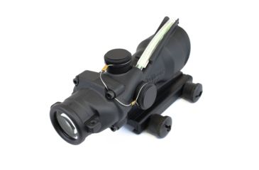 Image of Trijicon ACOG 4x32 Rifle Scope, Black w/TA51 Flattop Mount &amp; Illuminated Green Chevron BAC Reticle