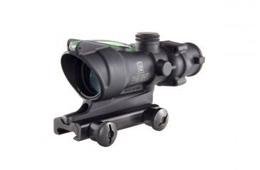 Image of Trijicon ACOG 4x32 Rifle Scope, Black w/TA51 Flattop Mount &amp; Illuminated Green Chevron BAC Reticle