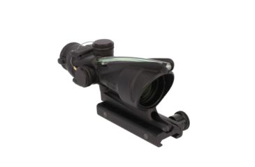 Image of Trijicon ACOG 4x32 Scope, Dual Illuminated Green Chevron ACSS AURORA Reticle, Colt Knob Thumbscrew Mount, Black, TA31-G-AURORA