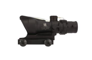 Image of Trijicon ACOG 4x32 Scope, Dual Illuminated Green Chevron ACSS AURORA Reticle, Colt Knob Thumbscrew Mount, Black, TA31-G-AURORA