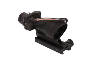 Image of Trijicon ACOG 4x32 Scope, Dual Illuminated Red Chevron ACSS AURORA Reticle, Colt Knob Thumbscrew Mount, Black, TA31-R-AURORA
