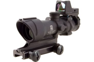Image of Trijicon ACOG 4x32 Scope with TA51 Mount, CK- ODG, Dual Illum Red Chevron .223 with RMR 100323