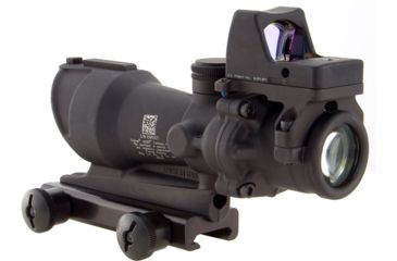 Image of Trijicon ACOG 4x32 Scope with TA51 Mount, CK- ODG, Dual Illum Red Chevron .223 with RMR 100323