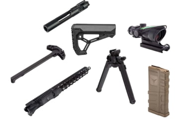 Image of TRYBE Defense Custom AR Kit, 5.56x45mm NATO, ACOG 4x32mm Rifle Scope, BCG-BN-KIT1
