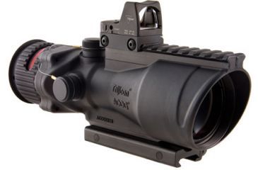 Image of Trijicon ACOG 6x48 Scope w RMR, Red Chevron .500 Reticle TA648RMR-50