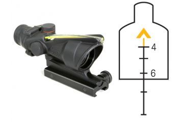 Image of Trijicon ACOG 4x32 Advanced Combat Scope - Amber Chevron Reticle