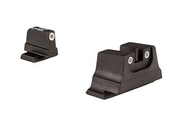 Image of Trijicon Night Sight Suppressor Set w/White Front/White Rear and Green Lamps for Smith and Wesson MP C.O.R.E, 601011