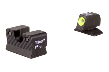 Image of Trijicon Beretta 92/96A1 Hd Night Sight Set-Yellow Front Outline BE113Y