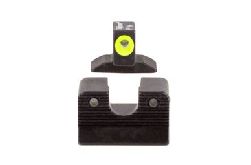 Image of Trijicon Beretta 92/96A1 Hd Night Sight Set-Yellow Front Outline BE113Y