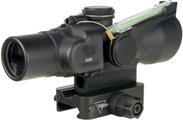 Image of Trijicon Compact Dual Illuminated ACOG Scope, 2x20mm, Green, Crosshair Reticle, Matte Black, 400341