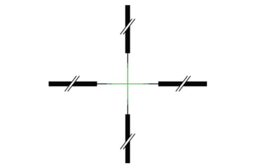 Image of Trijicon Compact Dual Illuminated ACOG Scope, 2x20mm, Green, Crosshair Reticle, Matte Black, 400341