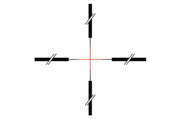 Image of Trijicon Compact Dual Illuminated ACOG Scope, 2x20mm, Red, Crosshair Reticle, Matte Black, 400343