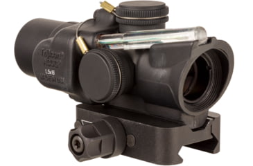 Image of Trijicon Compact Dual Illuminated Low Height Q-LOC ACOG Scope, 1.5x16S, Green, Circle Dot Reticle, Matte Black, 400333