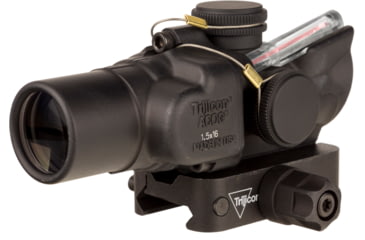 Image of Trijicon Compact Dual Illuminated Low Height Q-LOC ACOG Scope, 1.5x16S, Red, Circle Dot Reticle, Matte Black, 400331