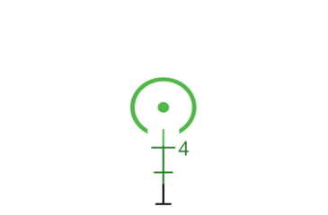 Image of Trijicon Compact Dual Illuminated Q-LOC ACOG/RMR Scope, 3x30 mm, Green, Horseshoe Dot Reticle, Matte Black, 400394