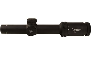 Image of Trijicon Credo CR624 1-6x24mm Rifle Scope, 30 mm Tube, Second Focal Plane, Black, Red BDC Segmented Circle .223 / 55 Grain Reticle, MOA Adjustment, 2900015
