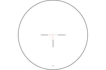 Image of Trijicon Credo CR1036 2-10x36mm Rifle Scope, 30 mm Tube, First Focal Plane, Black, Red MOA Precision Tree Reticle, MOA Adjustment, 2900037