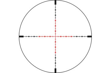 Image of Trijicon Credo CR940 3-9x40mm Rifle Scope, 1 in Tube, Second Focal Plane, Black, Red MIL-Square Crosshair Reticle, Mil Rad Adjustment, 2900041