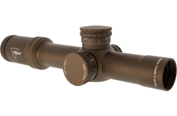 Image of Trijicon Credo 1-8x28mm LPVO 34mm Tube Rifle Scope, First Focal Plane, Red/Green MOA Segmented Circle Reticle, Coyote Brown Anodized, CR828-C-2900055