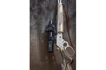 Image of Trijicon Credo HX Riflescope, 1-10x28mm, 34mm Tube, First Focal Plane, Red/Green MOA Segmented Circle Enhanced Reticle, Exposed Elevation Adjuster w/Return to Zero Feature, Black, 2900049