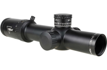 Image of Trijicon Credo HX Riflescope, 1-10x28mm, 34mm Tube, First Focal Plane, Red/Green MOA Segmented Circle Enhanced Reticle, Exposed Elevation Adjuster w/Return to Zero Feature, Black, 2900049