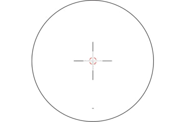 Image of Trijicon Credo HX Riflescope, 1-10x28mm, 34mm Tube, First Focal Plane, Red/Green MOA Segmented Circle Enhanced Reticle, Exposed Elevation Adjuster w/Return to Zero Feature, Black, 2900049