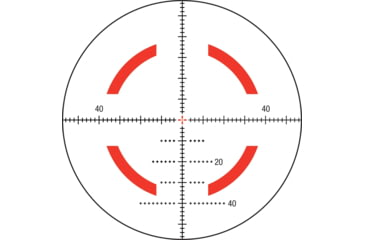 Image of Trijicon Credo HX Riflescope, 1-10x28mm, 34mm Tube, First Focal Plane, Red/Green MOA Segmented Circle Enhanced Reticle, Exposed Elevation Adjuster w/Return to Zero Feature, Black, 2900049