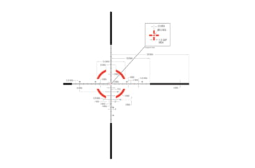 Image of Trijicon Credo HX Riflescope, 1-10x28mm, 34mm Tube, First Focal Plane, Red/Green MOA Segmented Circle Enhanced Reticle, Exposed Elevation Adjuster w/Return to Zero Feature, Black, 2900049