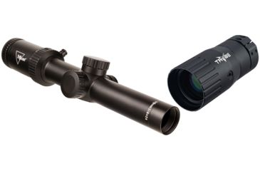 Image of Trijicon Credo HX CRHX624 1-6x24mm Rifle Scope, 30 mm Tube, Second Focal Plane, Black, Green BDC Hunter .308 Reticle, MOA Adjustment, w/ TRYBE Optics Enhancer, CRHX624-C-2900017-KIT1